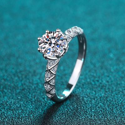 China Original Vintage 925 Sterling Silver Moissanite Engagement Pear Ring Princess Memory Pendant 1 Carat Gemstone Jewelry Diamond Wholesale for sale