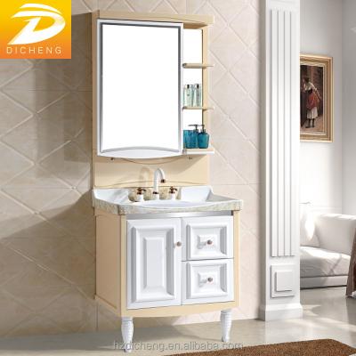 China One Door And Two Drawer Bathroom Wash Basin PVC Cabinet Cheap Price Off 20% 8009 for sale