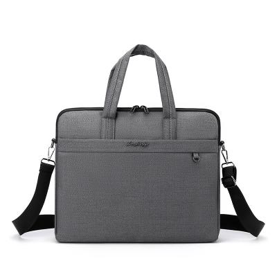 China Classic Custom Laptop Bag Business Laptop Shoulder Bag Waterproof Handbag For Notebook for sale