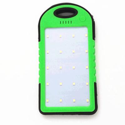 China Custom solar power bank 5000mah solar panel charging wireless power bank for sale