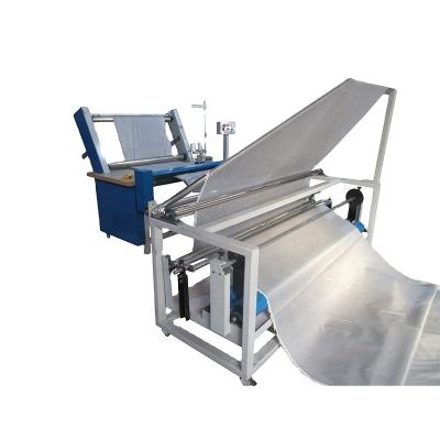 China HAIDE textile industry automatic fabric folding sewing machine/clothing bar oblique folding machine for sale