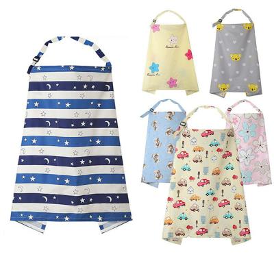 China Lightweight Breathable Open Neckline Privacy Blanket Cotton Baby Nursing Nursing Feeding Apron For Breastfeeding for sale