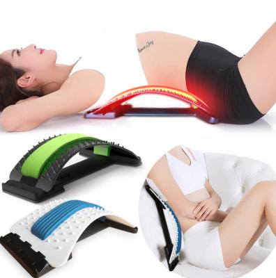 China Dropshipping Comfortable Spine Board Stretcher Waist Training Relax Massage Sports Fitness Back Support for sale