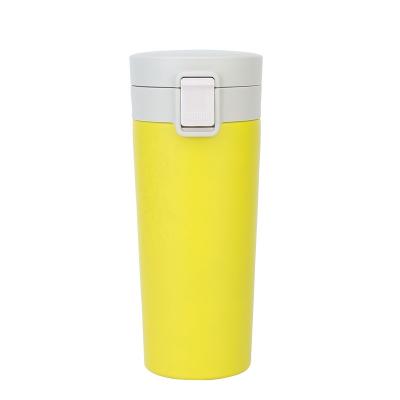 China Customized Sustainable 14oz Sublimation Double Wall Insulated Stainless Steel Travel Coffee Mug With Lid for sale