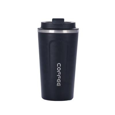 China Custom Logo 510ml Portable Portable Double Wall Insulated Stainless Steel Travel Coffee Mug, Vacuum Thermos Coffee Cup for sale