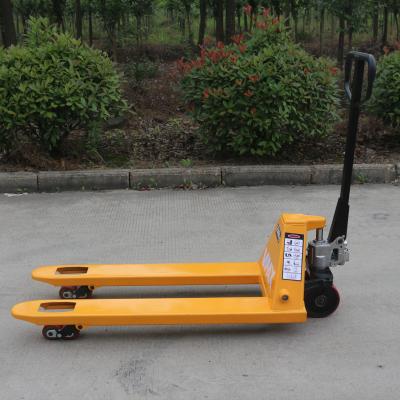 China Hotels 3 Ton Hot Sale Hydraulic Pump Hand Pallet Truck Manual Video Technical Support, Engineers Available To Service 3000kg Machinery for sale