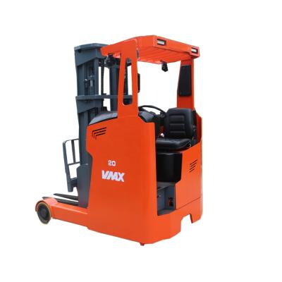 China Garment Shops Sale 1.5Ton 2ton 2.5ton Popular CE Electric Reach Truck Stacker Electric Forklift High Quality Free Wide View Mast Made in China for sale