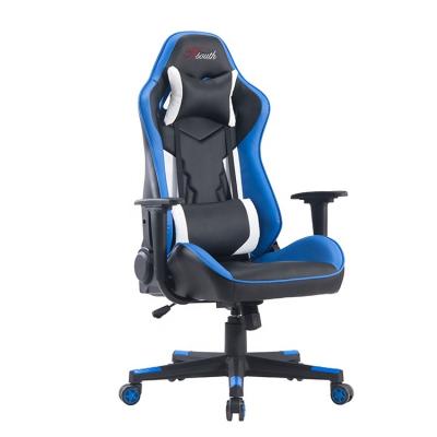 China OnLeap Blue Cheap Recliner Leather Fabric Armrest Gaming Chair for sale