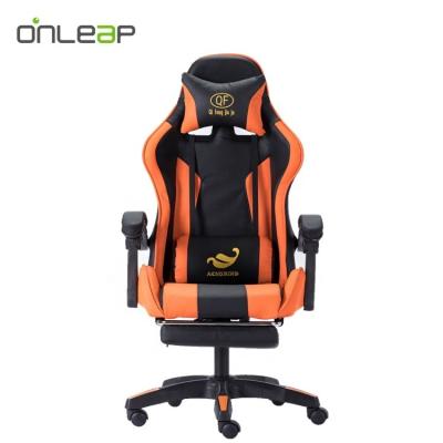 China ONLEAP CSJ01OG PVC PU Modern Orange Game Chair Gaming for sale