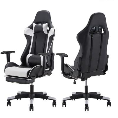 China ONLEAP CSF01WT Rocking Ergonomic Adjustable Black Grey Gaming Chair Race for sale