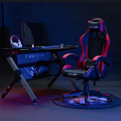 China CTS02RD Private Label Cheap Office Gaming Chairs With Ergonomic Headrest Pillow for sale