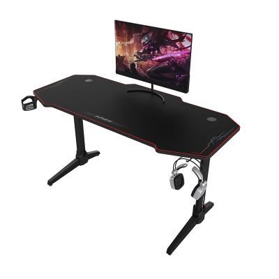 China ONLEAP OLP-16 RGB Colorful Monochrome Light PC Long Gaming Chair and Table for sale