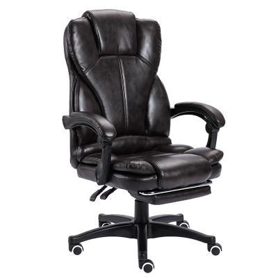 China High Back Swivel PU Leather Chair Luxury Executive Office Computer Leather Chesterfield Office Chair for sale