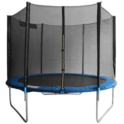 China Best Supply Durable Large Trampoline Kids Big Round Gymnastics Training Jumping Bed With Protective Net Fitness Trampoline for sale