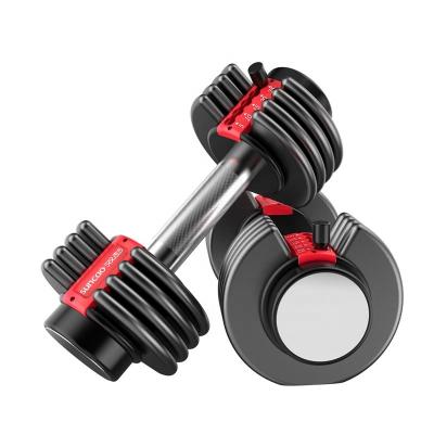 China New Design Gym Training Equipment 25LBS 11KG Eco-friendly Bodybuilding Fitness Weight Lifting Training Adjustable Dumbbell Set for sale