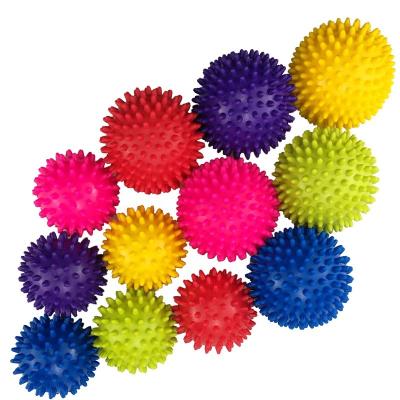 China Eco-Friendly Hot Selling Spike Ball Mini Sport Massage Ball Non-Toxic Fitness Gym PVC Massage Ball Muscle Relaxation Fitness Ball For Body for sale