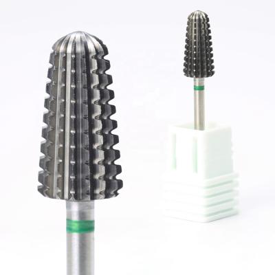 China Use for Nail Drill Machine Manicure Acrylic Remove Safety Volcano Professional E Folder Tungsten Carbide Nail Drill Bits in Storage for sale