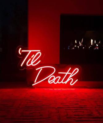 China Til Death - Wedding NEON Sign - Custom Neon Light Custom for sale