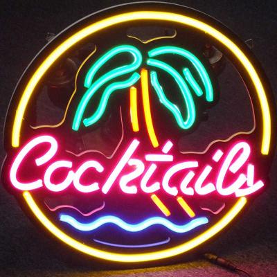 China Acrylic With Soft Led Tube LED Neon Sign Light Custom Cocktail Dreams Store Logo Pub Store Club Nightclub Bar Flex Neon Hand Made Beer for sale