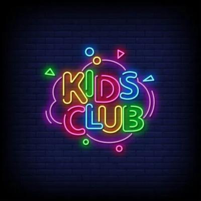 China Buildings Drop Shipping No MOQ Most Popular Customized Advertising LED Kids Club Acrylic Neon Sign for sale