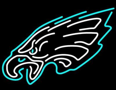 China Metal frame and factory price Philaelphia Eagles NFL neon sign for sale