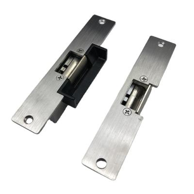 China Access Control DC12V 24V Wide Type Cathode Strike Glass Electric Lock Electric Door Mouth Lock for sale