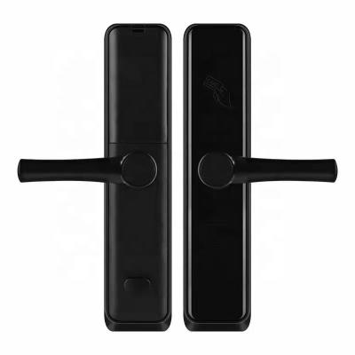 China Hot Selling Aluminum Alloy Smart Home Mobile Phone Lock PIN Smart Card NB: LORA WIFI IOT Open Door Smart Door Locks for sale