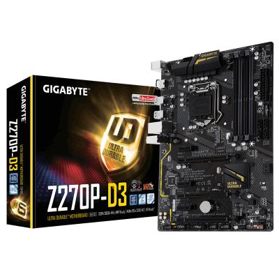 China Gigabyte z270p-d3 (z270/LGA 1151) desktop desktop motherboard supports multiple graphics cards for sale