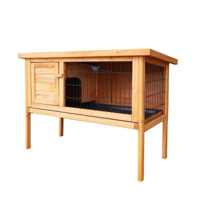 China Factory direct sales breathable rabbit hutch outdoor rainproof wooden pet house for sale for sale