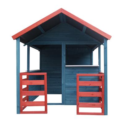 China Easily assembled 2022 children's play housewaterproof cheap wooden children playhouse for sale for sale