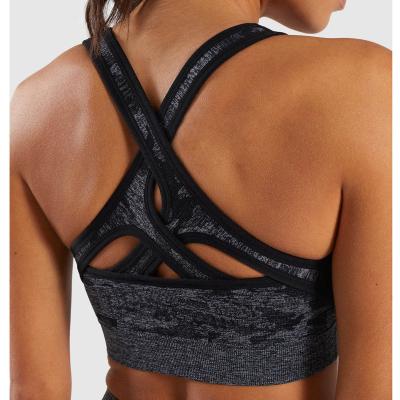 China 2021 HOT popular fashion yoga sports wholesale backless quick dry breathable bra for sale