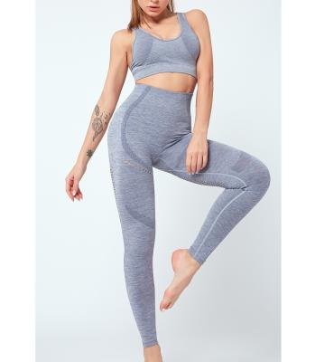 Chine 2021 Wholesale Breathable Seamless Fitness Yoga Workout Set Women's Active Wear Gym Yoga Set Women Leggings à vendre