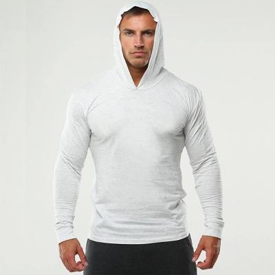 China 2021 Hot Selling Men's QUICK DRY New Simple Blank Hoodies Sports Fitness Plus Size Mens Hoodies And Sweatshirts for sale