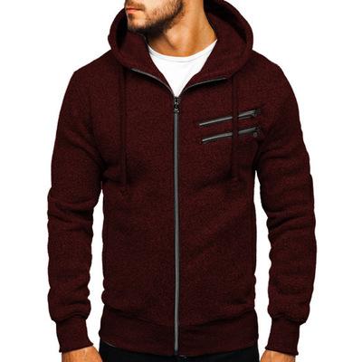 China wholesale Anti-wrinkle winter autumn oversized men coat jacket white hoodie custom slim fit zipper hoodies for sale