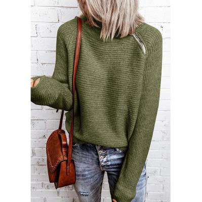 China New Arrivals Breathable Hot Selling Clothes Long Sleeve Solid Casual Autumn Knitted Pullover Round Neck Wool Sweater Women Tops for sale