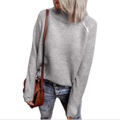 China New Arrivals Breathable Clothes Long Sleeve Sweater For Women Round Neck Wool Women Solid Casual Sweaters 2021 for sale