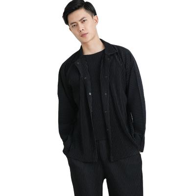 China FXZ QUICK DRY Pleated Mens Shirts 100%Polyester Shirt Mens Pleated Shirts for sale