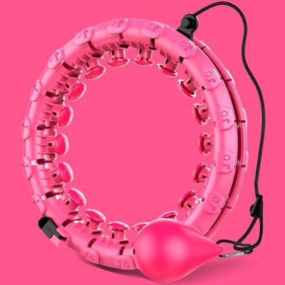 China 2022 Plastic Polynesian Dance Adjustable Non-Drop Digital Count Massage Ring Hoops for sale