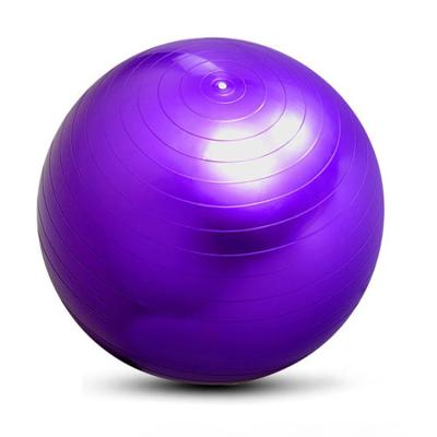 China Comfortable 2022 Anti Burst PVC Yoga Ball Exercise Gym Ball for sale