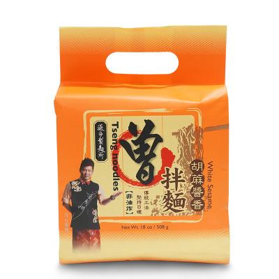 China Instant Noodles Ramen Noodles Non-fried Sun Dried Sesame Tseng White Noodles for sale