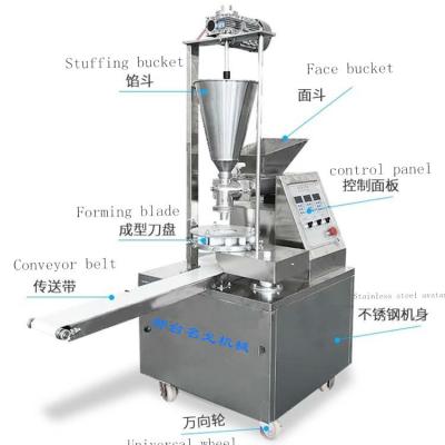 China Efficient automatic commercial multi-function all-in-one mini muffin roll machine breakfast bun pie making machine for sale