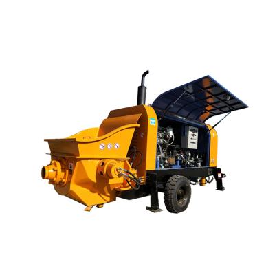 China Hebei Machinery Repair Shops Concrete Delivery Pump Produce Mortar Explosive Diesel Cement Floor Pillar Feeding Machine for sale