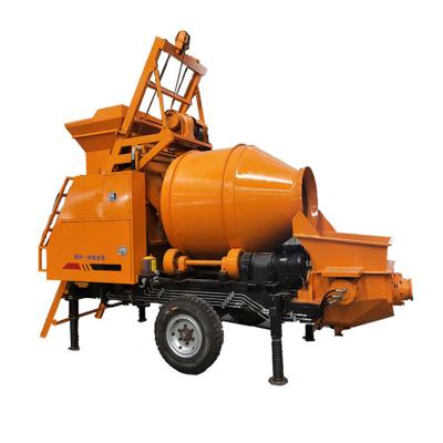 China Construction Material Shops Diesel Engine Trailer Hot Selling Quality Concrete Pump With Mixer For Sale With CE Certificated for sale