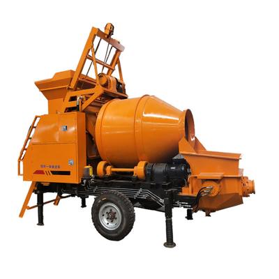 China building material shops factory price concrete pump with mobile cement mixer hydraulic pump made in china for sale