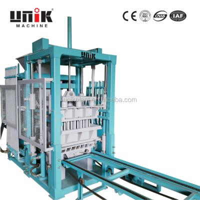 China Hydraulic UNIK QT3-15 Cement Hydraulic Cement Coupling Automatic Hollow Block Machine for sale