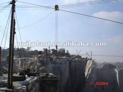 China cable crane in the quarry for stone lifting 30 tons for sale