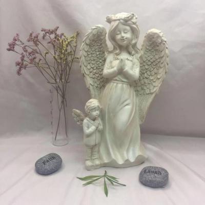 China CUSTOM SOLAR ANGEL FIGURINE RESIN LED BATTERY NIGHT LIGHT GARDEN BACKGROUND DECORATION STATUE ORNAMENTS MODELS OUTDOOR CRAFT for sale