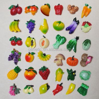 China China Wholesale 3D Fruits And Vegetables Fridge Magnet Fridge Sticker Decoration for sale