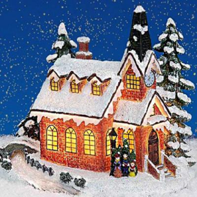 China China 2021 WHOLESALE RESIN CHRISTMAS VILLAGE GIFT HOME DECORATION TRAVEL KEEPSAKE CELEBRATION CHILDREN PLAY for sale