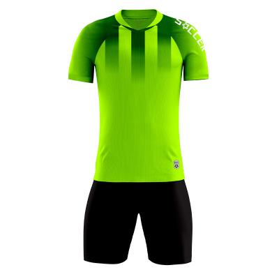 China Custom Breathable Quick Dry Soccer Uniform Logo Sets Football Wear Soccer Jersey Football Suit Tank Top Team Name for sale